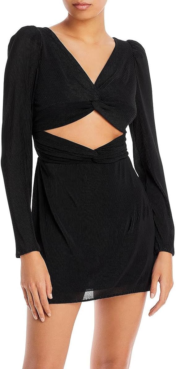 LOVESHACKFANCY Womens Nanita Cut-Out Short Mini Dress