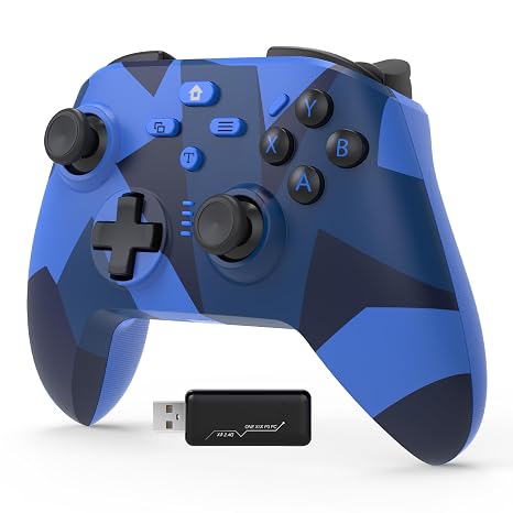 BETMI Wireless Controller Compatible with Xbox (Blue)