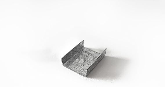 Packaging Open (Snap-On) Seals for 3/4" Strap Width Steel Strapping S28 (Pack of 1000) Sturdy Metal Clips for Securing Heavy Packaging and Pallet Banding