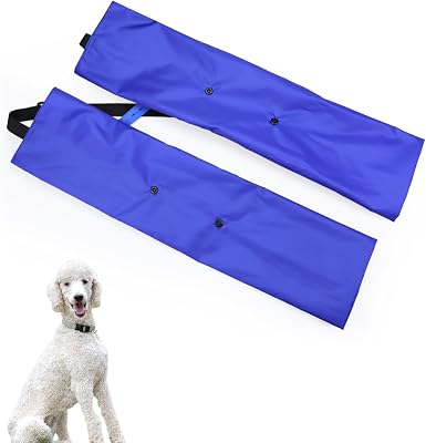 Waterproof Dog Leggings with Adjustable Strap Dogs Leg Covering Protector Dog Waterproof Pee Pants for Poodles Long Haired Dogs on Rainy Days Long Leg Dogs Legging Pants