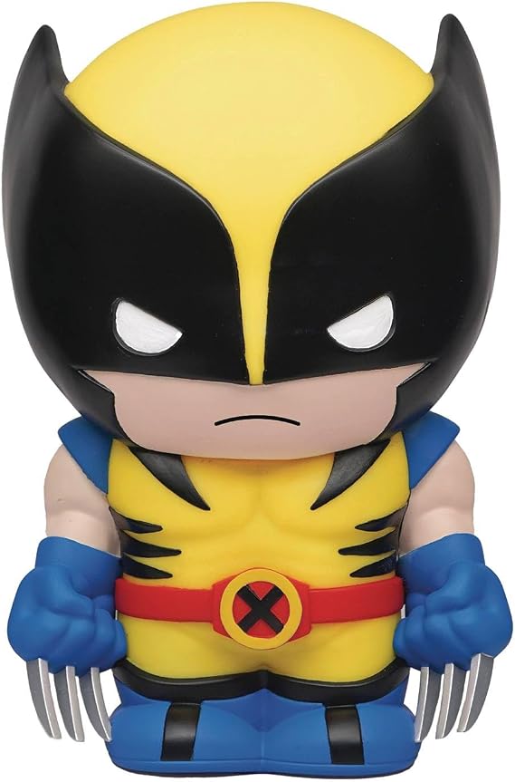 Marvel Wolverine PVC Figural Coin Bank, 8.5 in