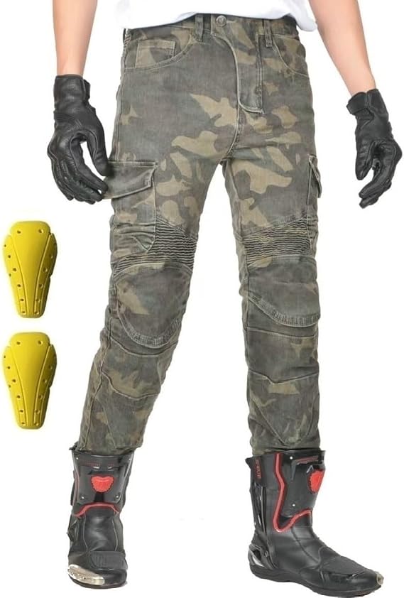 Motorcycle Pants Trousers for Men Women Moto Jeans Motorbike Biker Riding Pants with Protector