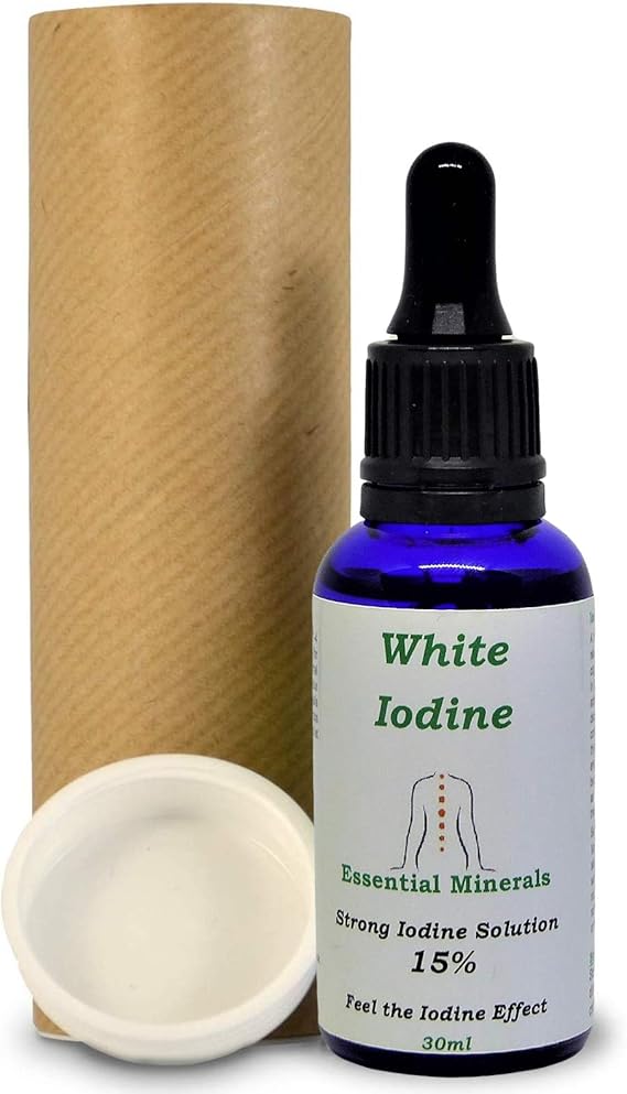 30ml 15% White Iodine Solution Max Strength Decolourised Clear Solution