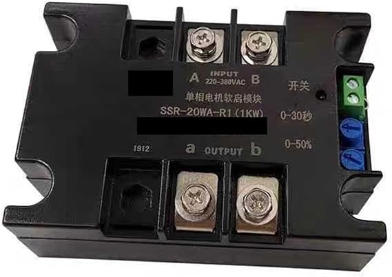 Single-Phase Motor Soft Starter Soft Start Module Two-Phase Motor Soft Starter SSR-20WA-R2(SSR-200WA-R2(8KW))