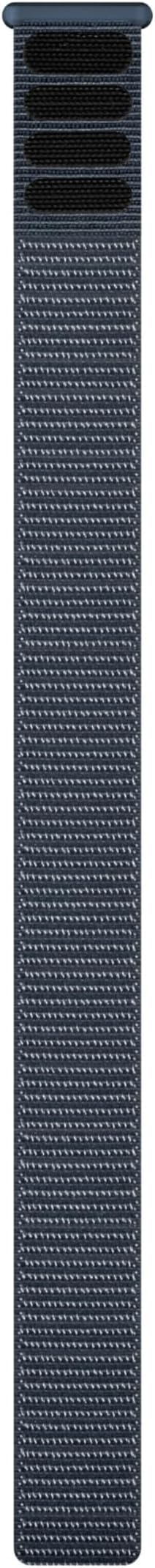 Garmin 22mm UltraFit Nylon watch band, Granite Blue | Official Garmin watch band, fits select fēnix, epix, instinct & more, ideal for daily wear, comfortable & stylish