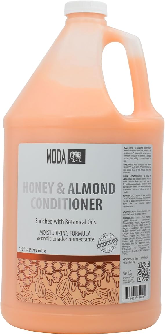 MODA Salon & Family Bulk Hair Conditioner, Deep Moisturizing, 1 Gallons