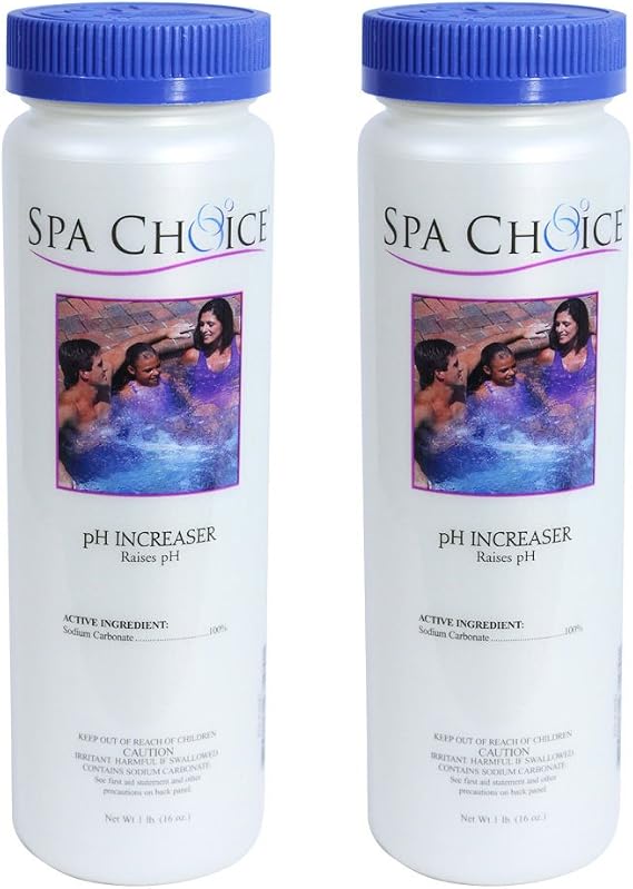 SpaChoice 1-Pound 2-Pack Premium pH Increaser for Hot Tub, Made in USA