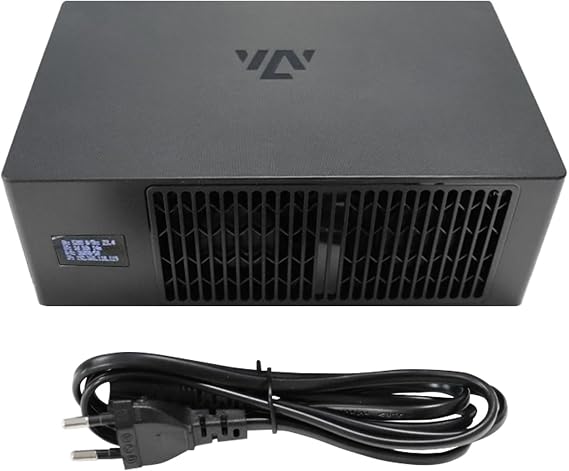 Luckyminer LV08 Crypto Miner, 4.2TH/s 120W BM1366 ASIC Mining Machine, SHA256 Algorithm, 2.4G WiFi, P2P and Solo Mining Supported