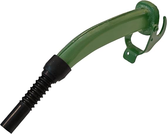 Faithfull Jerry Can Spout – Metal Fuel Pouring Nozzle with Flexible Rubber Tip, Leak-Free Gasket Seal, Detachable Nitrile Rubber Nozzle & Durable Construction for Metal Jerry Cans