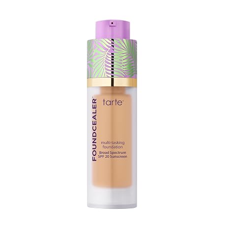tarte Babassu Foundcealer Dewy Foundation Broad Spectrum SPF 20 Sunscreen Foundation & Concealer in 1 with SPF, Vegan Skincare Makeup with Radiant Buildable Medium Coverage, Cruelty Free