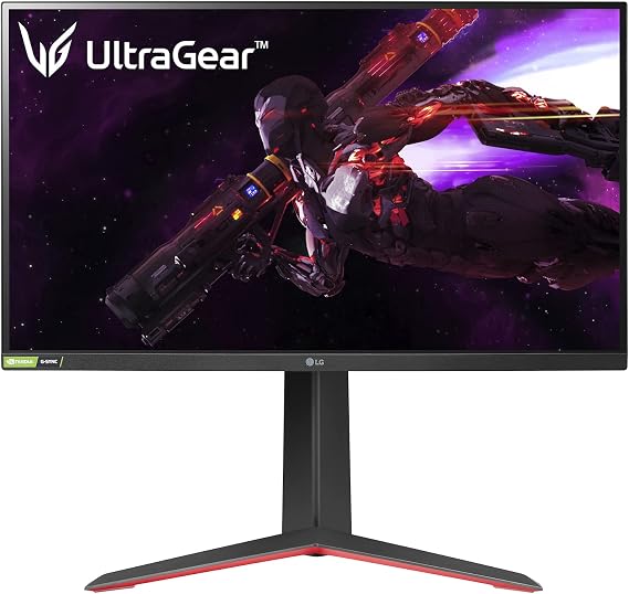 LG Electronics 27GP850-B.AED 68.5 cm (27 Inch) UltraGear Gaming Monitor (QHD, IPS Panel with 1ms (GtG), 180 Hz), Matte Black