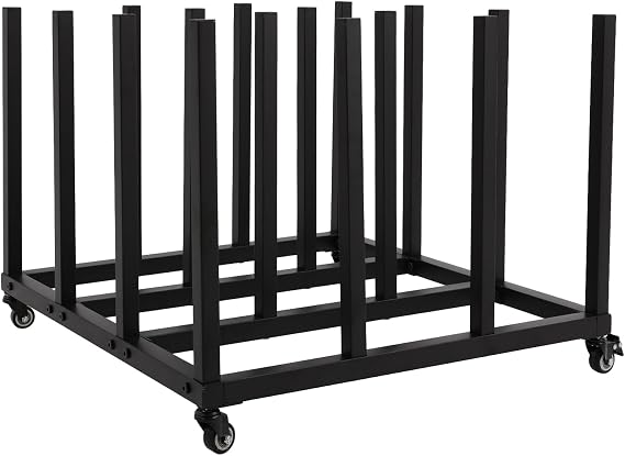 Vinyl Cart Mobile Rack, 16 Rolls Vinyl Roll Storage Cart Blueprint VinylPaper Organizer for Shops, Printers, Design Studios, Architects.