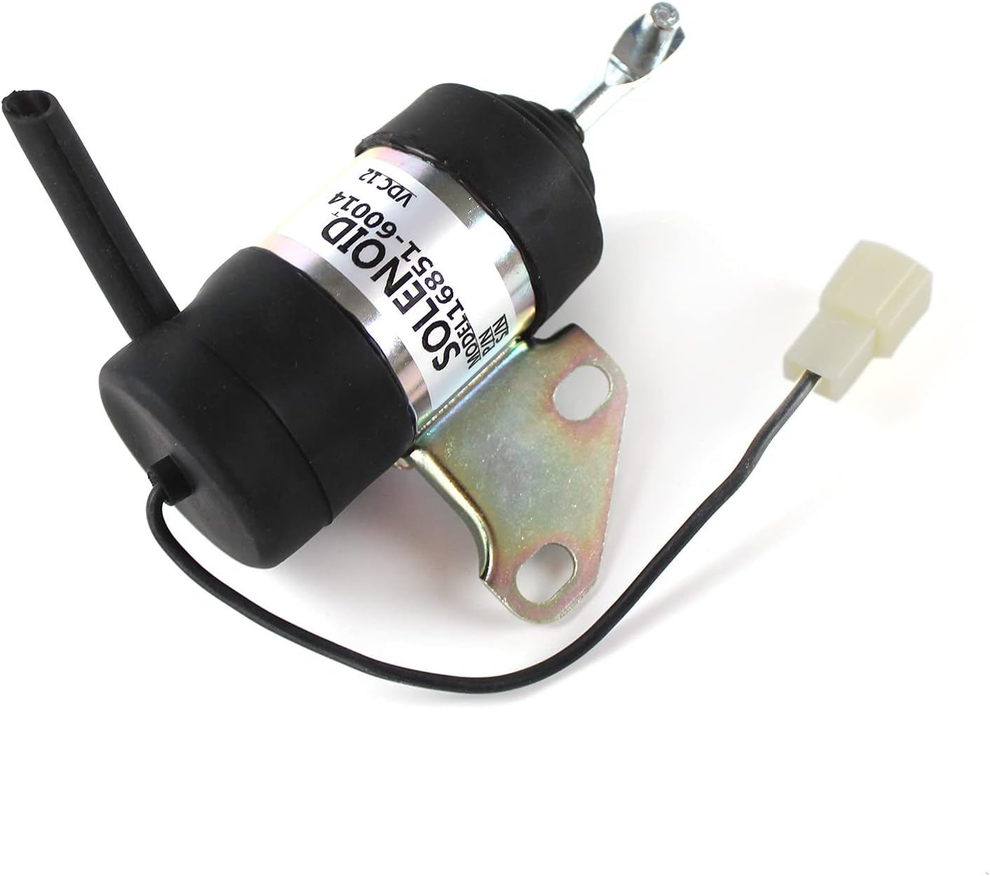 SINOCMP 16851-60011 16851-60012 16851-60013 16851-60014 16851-60015 12V Fuel Shut Off Stop Solenoid Valve 052600-4530 6670776 for Kubota Z482 Engine Tractor B7410D BX1500D RTV900G
