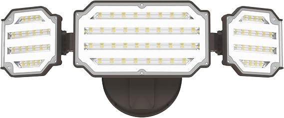 LEPOWER 4500LM LED Flood Lights Outdoor, Bright 45W Security Light, Brown