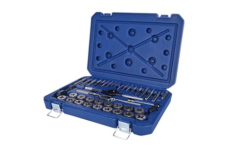 Century Drill & Tool 98900 Fractional Tap & Die Set, 40 Piece