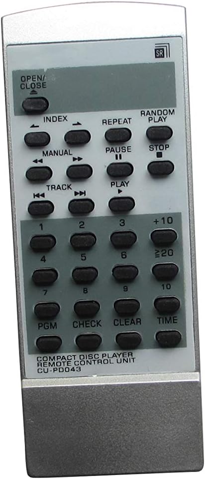 Easytry Remote Control for Pioneer PD-M550 PD-M702 CU-PD043 CU-PD034 PD-7300 PD-7303 PD-7300S CD Player