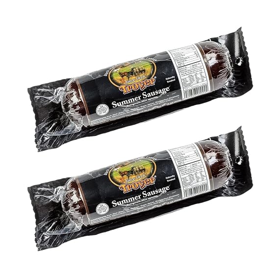 Summer Sausage Plain from Amish Country Slice and Enjoy Pack of 2