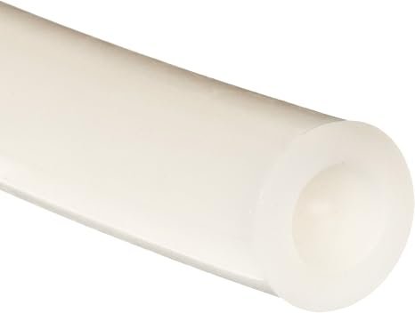 White SiliconeTubing, 1/4"ID, 3/8"OD, 1/16" Wall, 10' Length