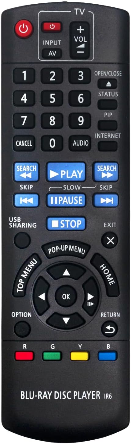 N2QAYB000958 Replace Remote Control Compatible with Panasonic DVD