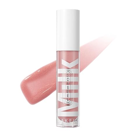 Milk Makeup Odyssey Lip Gloss Non-Sticky, Hydrating + Sheer-Tinted Gloss with Long-Lasting, High Shine Finish Vegan Formula Nourishes with Jojoba Oil