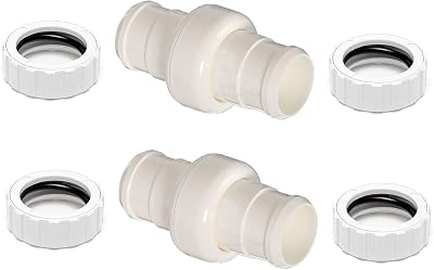 ATIE 360 Pool Cleaner Hose Swivel 9-100-3002 & Nut 9-100-3109 Combo Kit for Zodiac Polaris 360 Pool Cleaner Hose Swivel 9-100-3002 and Nut 9-100-3109 2 Pack