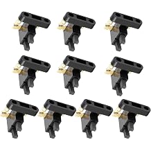 10 Pcs Universal Generator Carbon Brush Assembly, 4KW 5KW 7KW Replacement for Honda Replacement for Champion High-Conductivity Efficient Energy Transfer