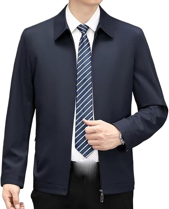 Men's Spring and Autumn Lapel Jacket Thin Business Casual