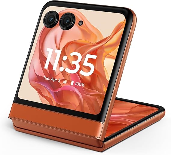 Motorola razr | 2024 | Unlocked | for US 8/256GB | 50MP Camera | Split Orange