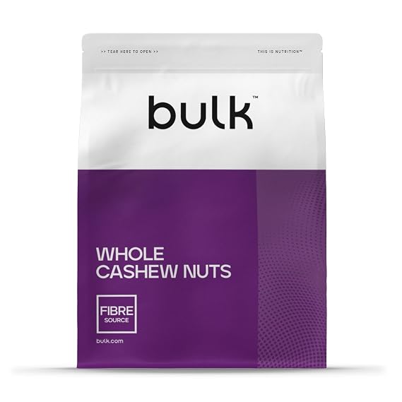 BULK POWDERS 500 g Whole Cashew Nuts Pouch