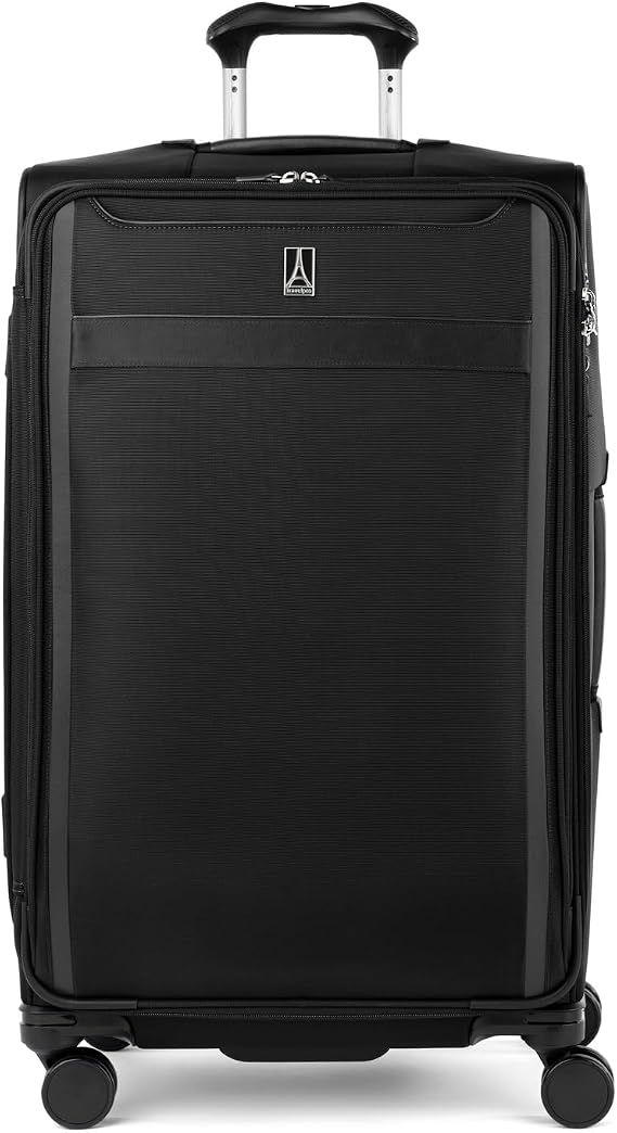 Travelpro VersaPack+ Softside Checked Luggage Suitcase, Black, 29-Inch