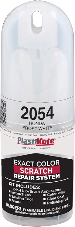 PlastiKote 2054 Honda Frost White Scratch Repair Kit