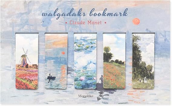Monolike Magnetic Bookmarks Monet, Set of 5