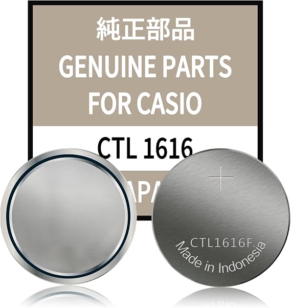 CTL1616F Battery,Replacement for Panasonic CTL1616 Battery Cell #10065657#10291127#10382262#10175828#94806704 for Casio Solar Powered Watches