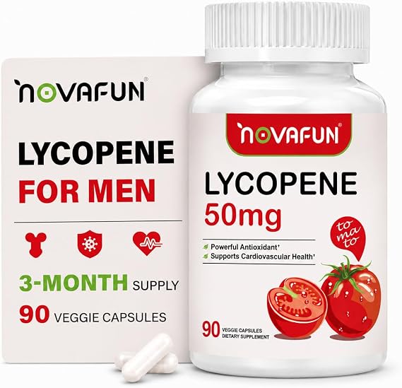 Lycopene 50mg Supplement for Men, 90 Capsules