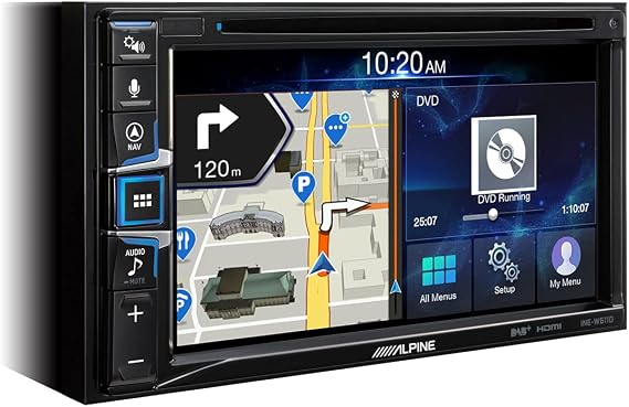 Alpine INE-W611D 6.5-inch Touch Screen, Built-in Navigation, DAB+, HDMI, CD/DVD Player, Apple CarPlay and Android Auto