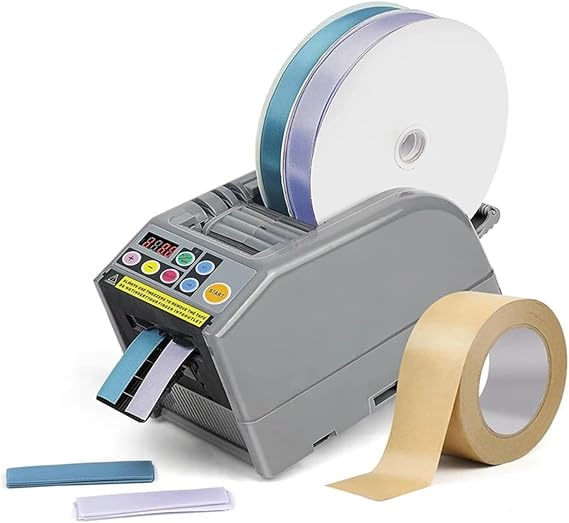 Ribbon Cutting Machine, Automatic Tape Dispenser, 999Mm Precision Cutting Electric Tape Cutting Machine Precise Cuts