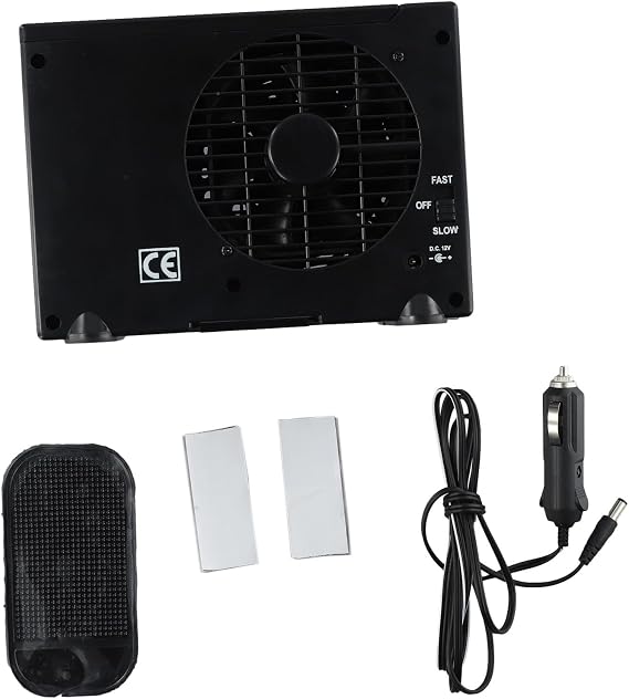 Portable 12V Air Cooler, Auto Car Evaporative Air Conditioner Portable Cooling Cooler Fan Water Ice Air Conditioner Powerful Fan
