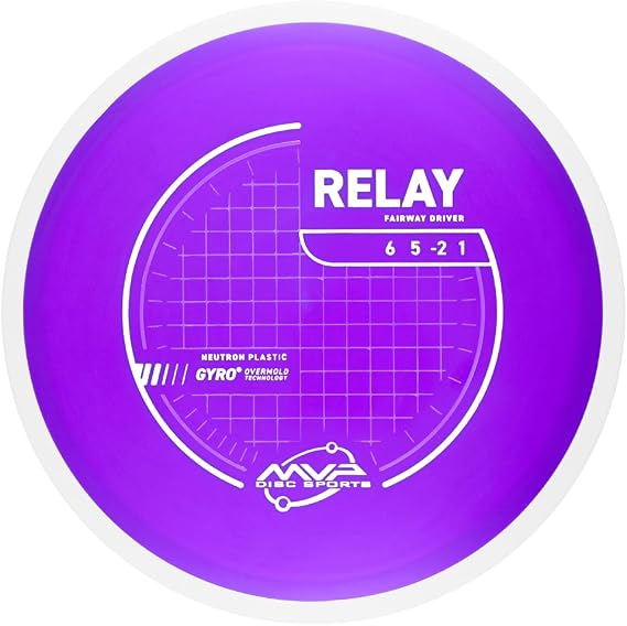 MVP Disc Sports Neutron Relay Disc Golf Fairway Driver (Colors May Vary)