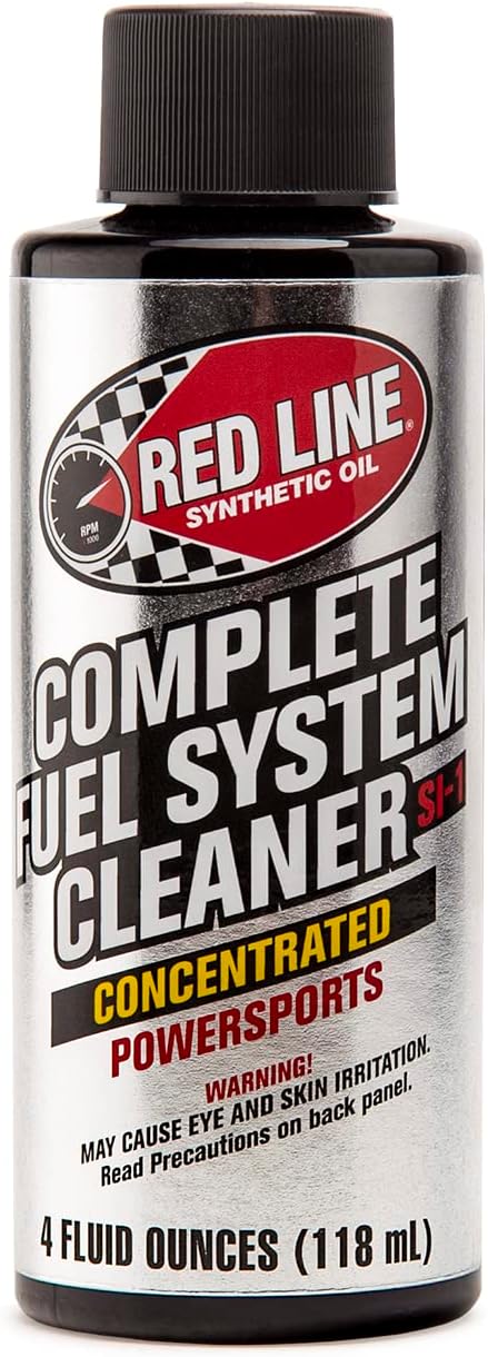 Red Line 60102 SI-1 Complete Fuel System Cleaner, Cleans and Prevents Corrosion in Fuel Systems, Cleans Injectors, Carburetors, Valve and Combustion Chamber Deposits - (1 Pack - 4 oz)