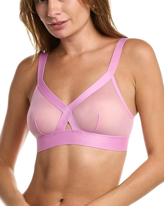 DKNY Womens Sheers Triangle Bralette