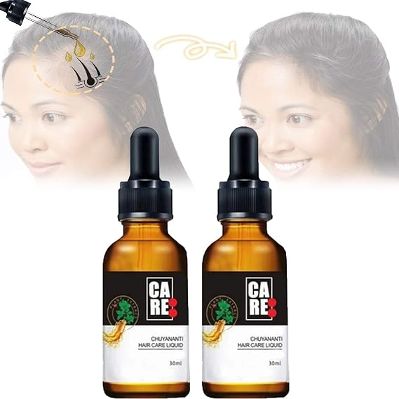 2pcs Strong Hair Serum Rapid Growth Hair Treatment-Hair Growth Serum,Strengthen Hair Roots,Visibly Increase Hair Density,Repairs Hair Follicles