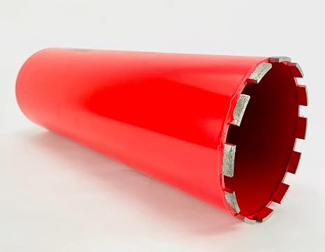 BLUEROCK 6" inch Diamond Wet Core Drill Bit, Pro Series, for Concrete, Rebar, Brick, Block, Masonry & Asphalt, 1-1/4" Thread