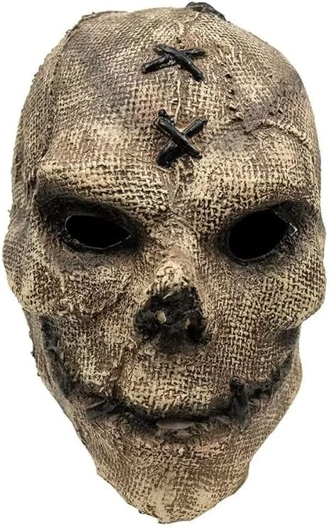 Creepy Halloween Skull Mask Burlap Full Head Skeleton Ghost Devil Evil Mask Horror Face Zombie Masks Scary Latex Halloween Costume Masquerade Cosplay Themed Party Props Trick or Treat Skull Masks