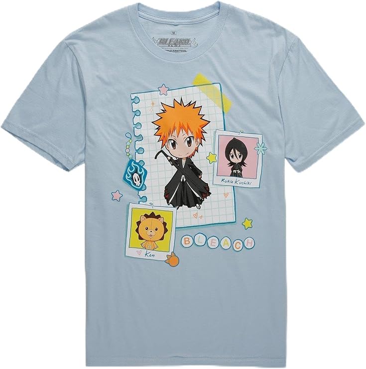 Hot Topic Bleach Chibi Portraits T-Shirt Multi MD
