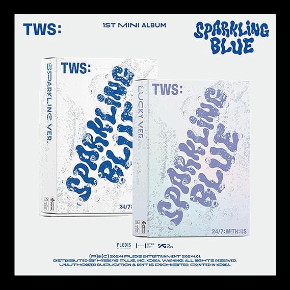 TWS [SPARKLING BLUE] 1st Mini Album (SPARKLING + LUCKY - 2 Ver Set.) K-POP SEALED, WHITE, BLUE, PURPLE..