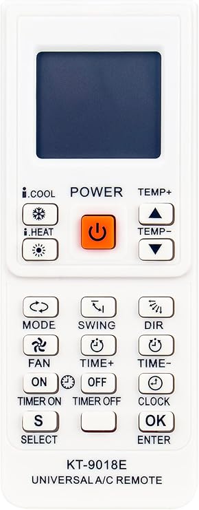 AULCMEET 4000 in 1 Universal Air Conditioner Remote Control KT-9018E