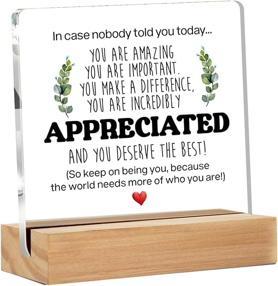 Inspirational Gift Ideas, Thank You Gifts for Women Men Friends