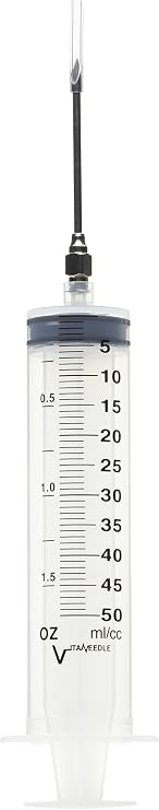 Bon Adhesive Vinyl Bubble Eliminating Syringe 6 in. Disposable Injection Tool for Smooth Adhesive Application, Invisible Puncture