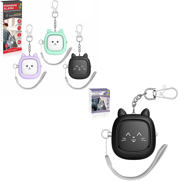 Personal Alarm, Personal Sound Siren for Women, Men, Children, Elderly