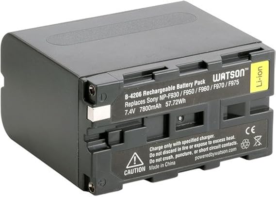 Watson NP-F975 Lithium-Ion Battery Pack (7.4V, 7800mAh)